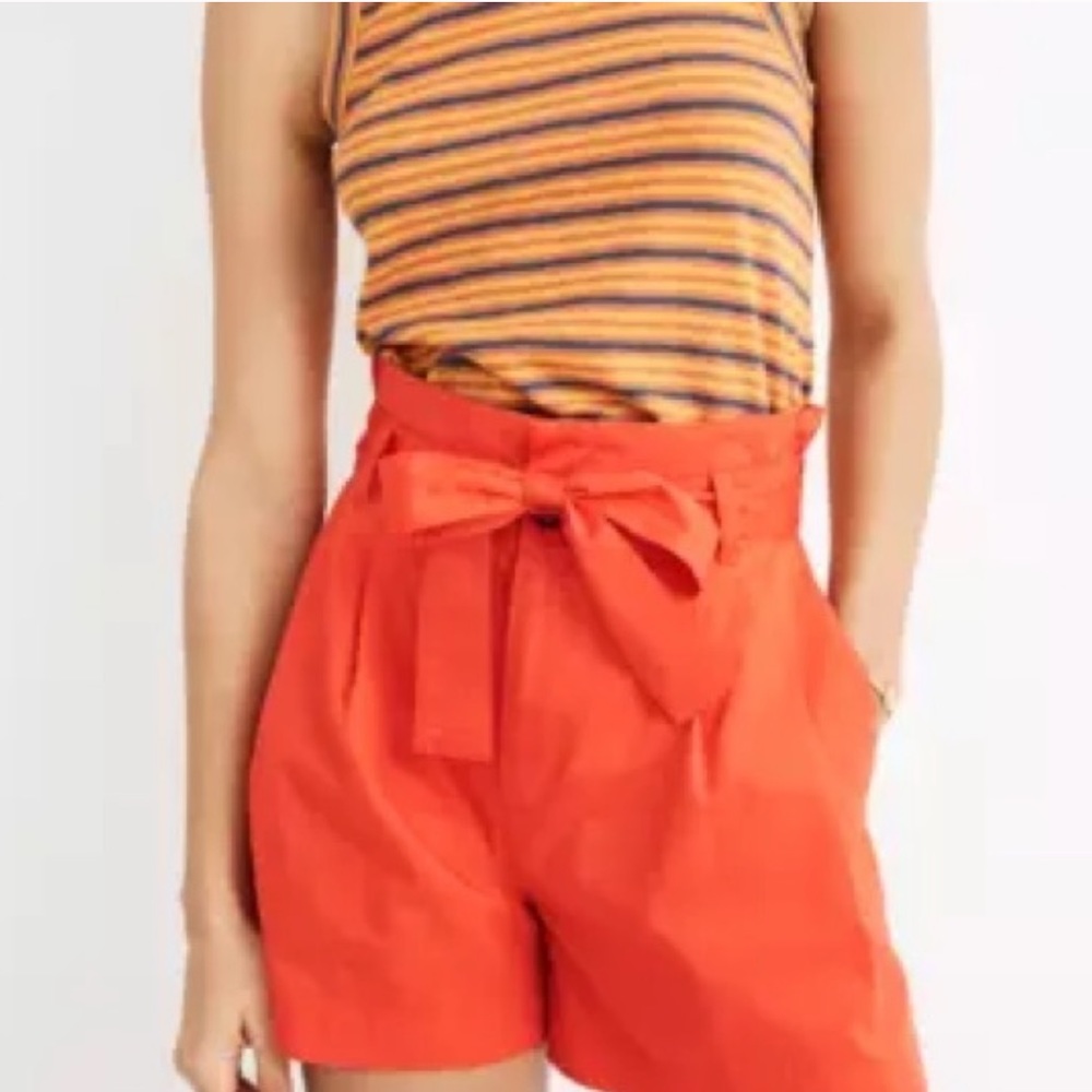 Madewell linen paperbag shorts